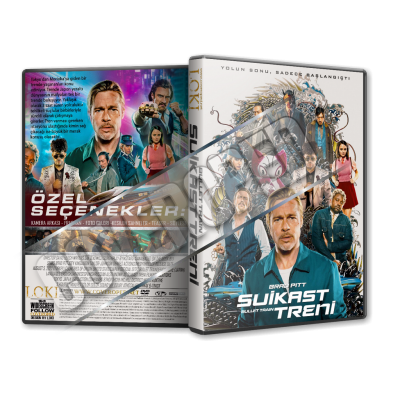 Suikast Treni - Bullet Train - 2022 Türkçe Dvd Cover Tasarımı